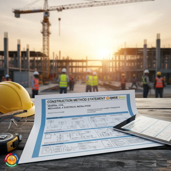 Draft Construction Method Statement for General Civil, Mechanical and Electrical Installation