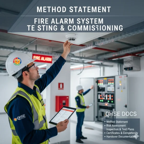 Method Statement Submittal for Testing & Commissioning of Fire Alarm System