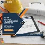 Method Statement for Roads & Building Construction