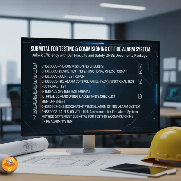 Submittal for Testing & Commissioning of Fire Alarm System